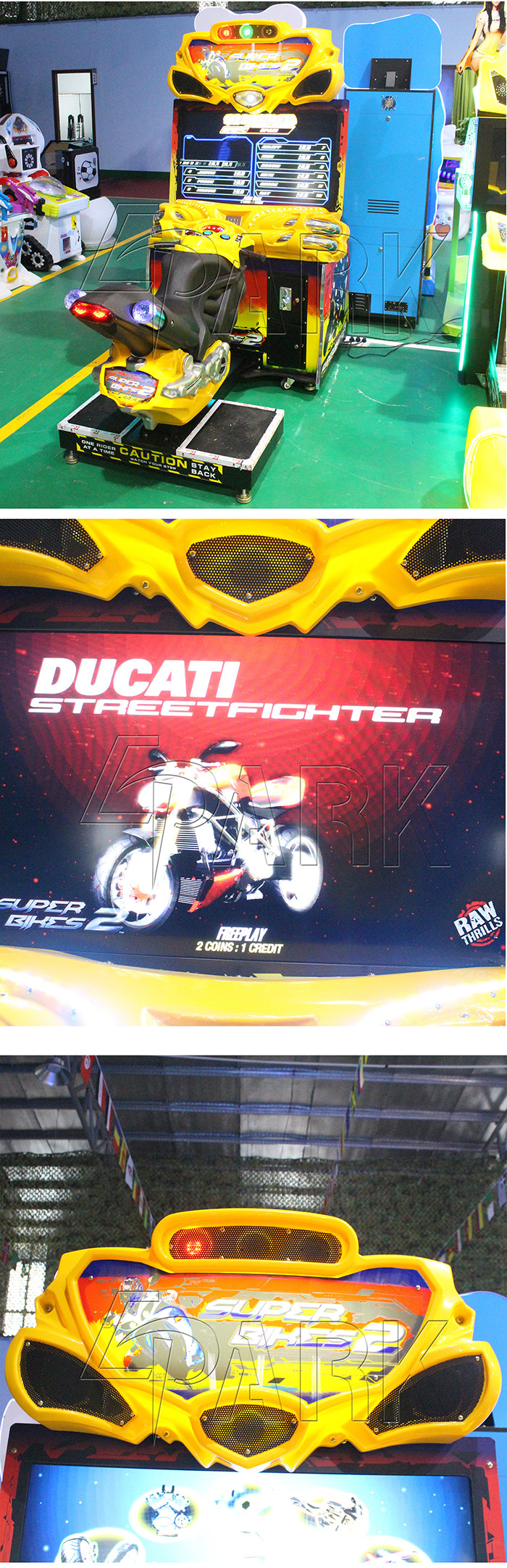 EPARK FF Moto motorbike racing game coin operated video arcade machine