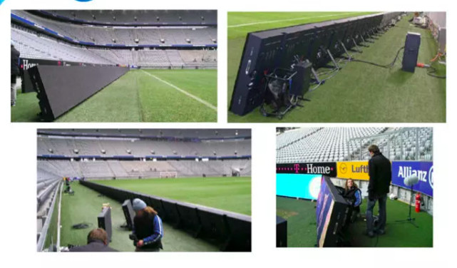 Soccer Stadium Football Led Display Outdoor Perimeter Led Screen P16