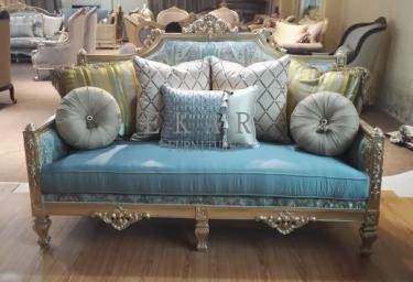 Fabric Sofa Set Antique European Style Sofa Living Room