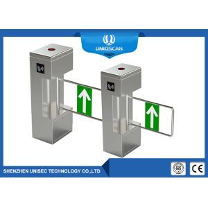 Pedestrian Vertical Swing Turnstile Gate Automatic Sliding Security Entrance