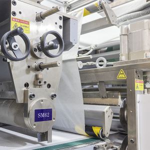 High Speed PLC Nursing Pad Making Machine Professional Customization