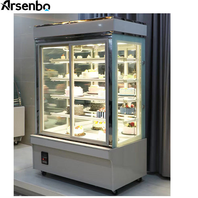 Commercial Pastry Chiller Display Cake Showcase R134a Embraco Danfoss Compressor