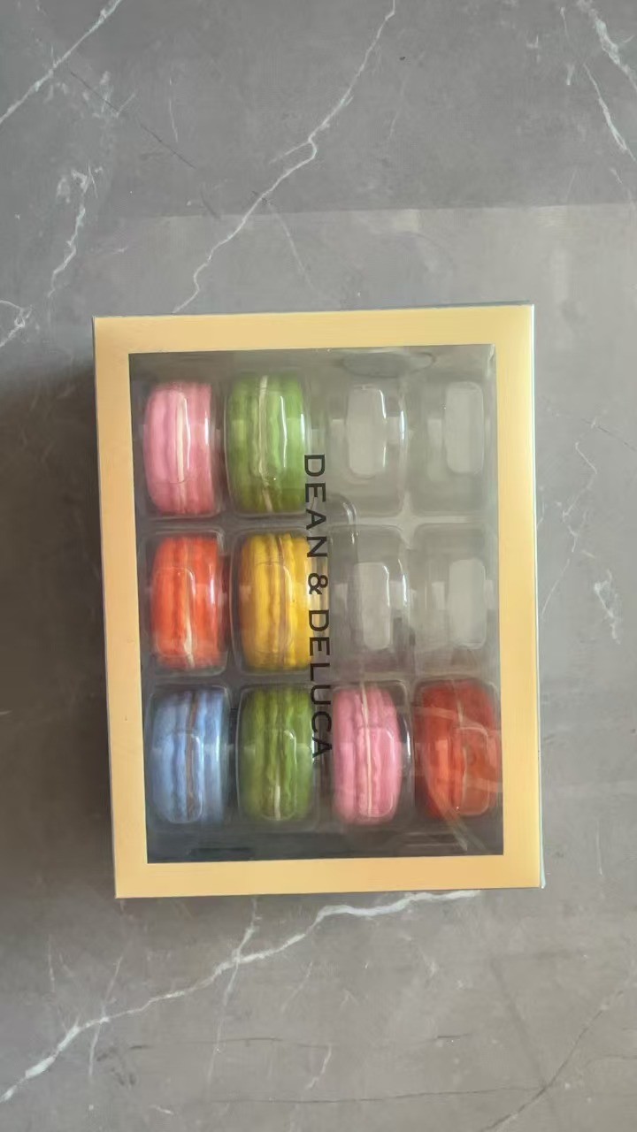 Macaron 60 Transparent Macaron Tray Packaging Handmade Box Chocolate Packaging