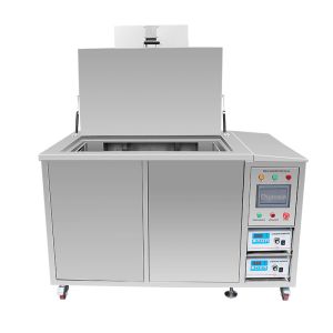  360L Engine Parts PLC Automatic Ultrasonic Cleaner With Filtration And Lift System Manufactures