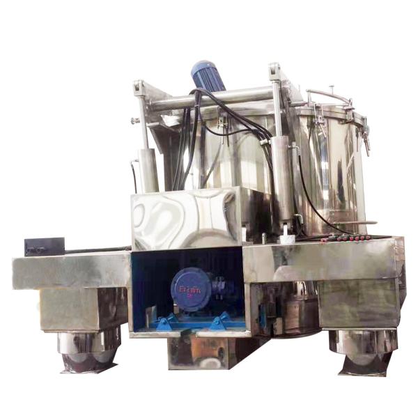 Flatform Bottom Discharge Food Centrifuge , Bowl / Basket Centrifuge With
