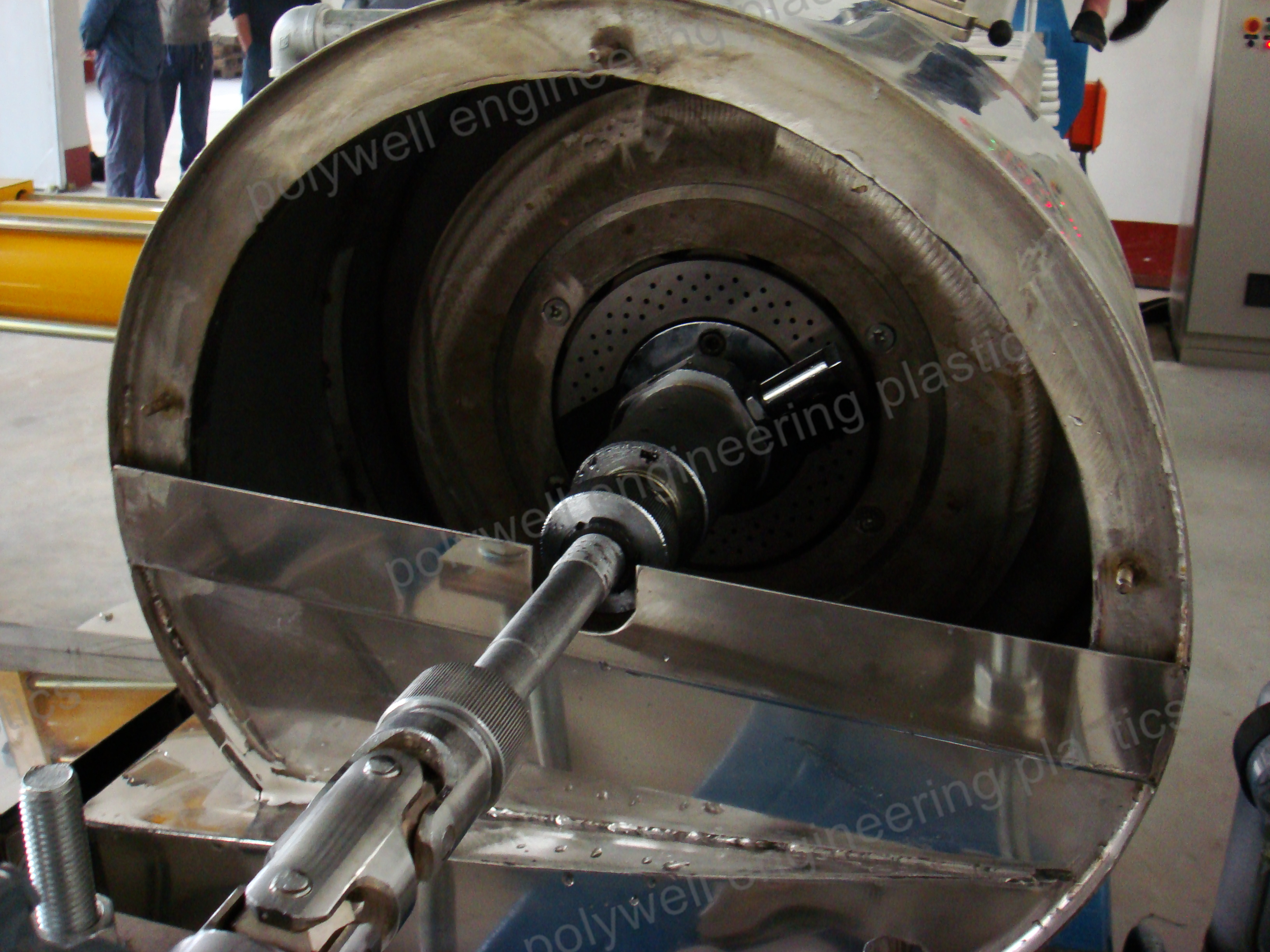 Nylon 6/6.6 Plastic Granulator Machine , Automatic Plastic Recycling Granulator