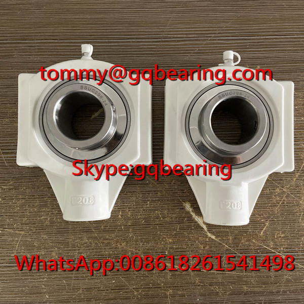 38.1mm Bore UCT208-24 POM Material Plastic Housing Units UCT208-24 Stainless Steel Pillow Block Ball Bearing