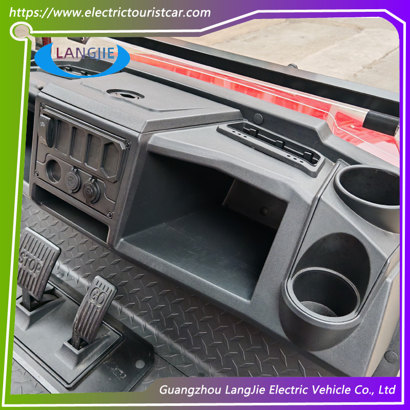 4 Seats Electric Tourist Car With 5kw Power AC Motor For Golf Club Cart And Mini Bus Utility Car