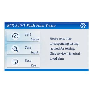BGD 240 ASTM D 3278 Automatic Flash Point Tester