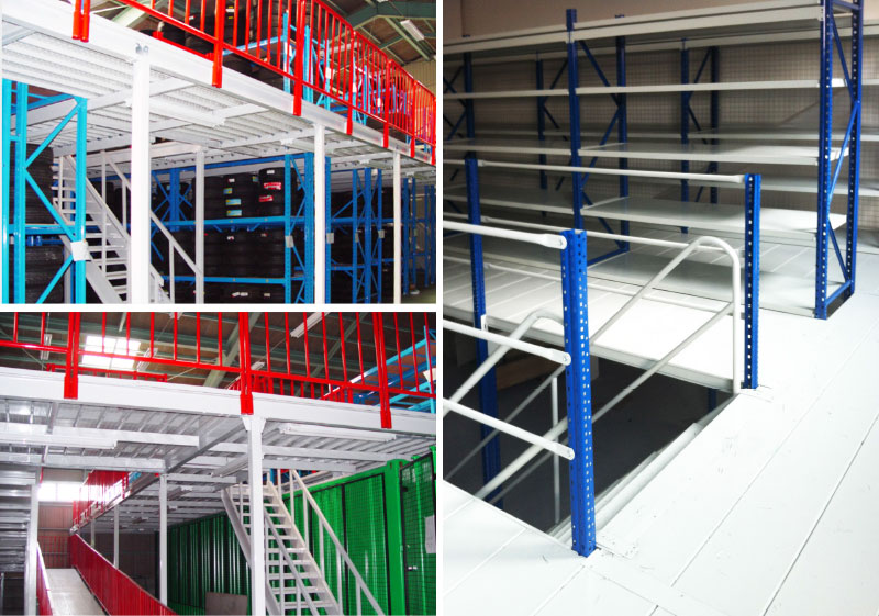 Mezzanine Rack for automobile 4s stores Warehouse Storage Rack