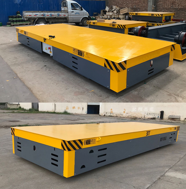30m/Min Electric Transfer Cart 200t Payload Motorized Rail Cart