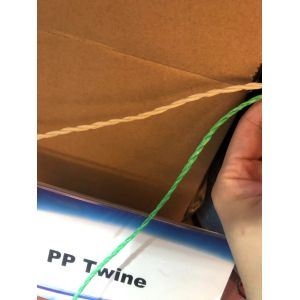 2 Strands Colorful PP Twine , NM4.6/2, NM4.8/2 High Tenacity Twisted PP Rope