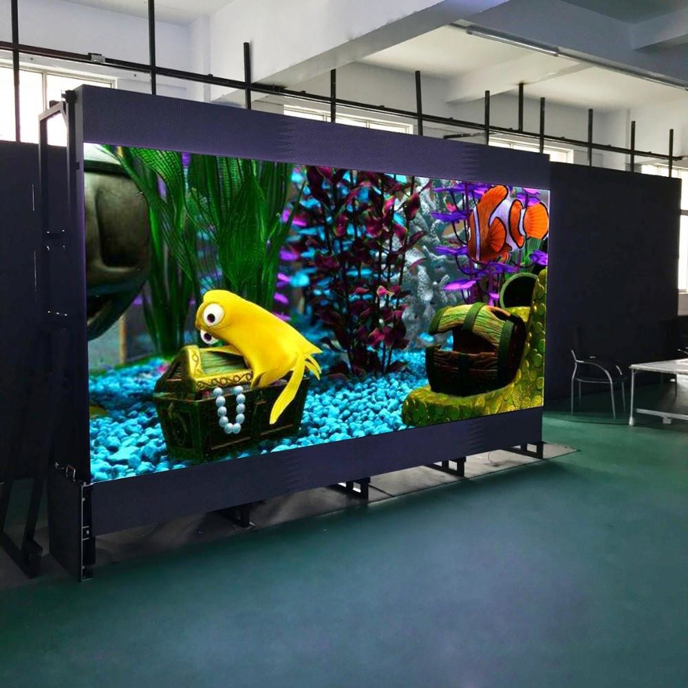 High Grey P3.07 P4 Business Indoor Led Signs With 640*480mm Cabinet