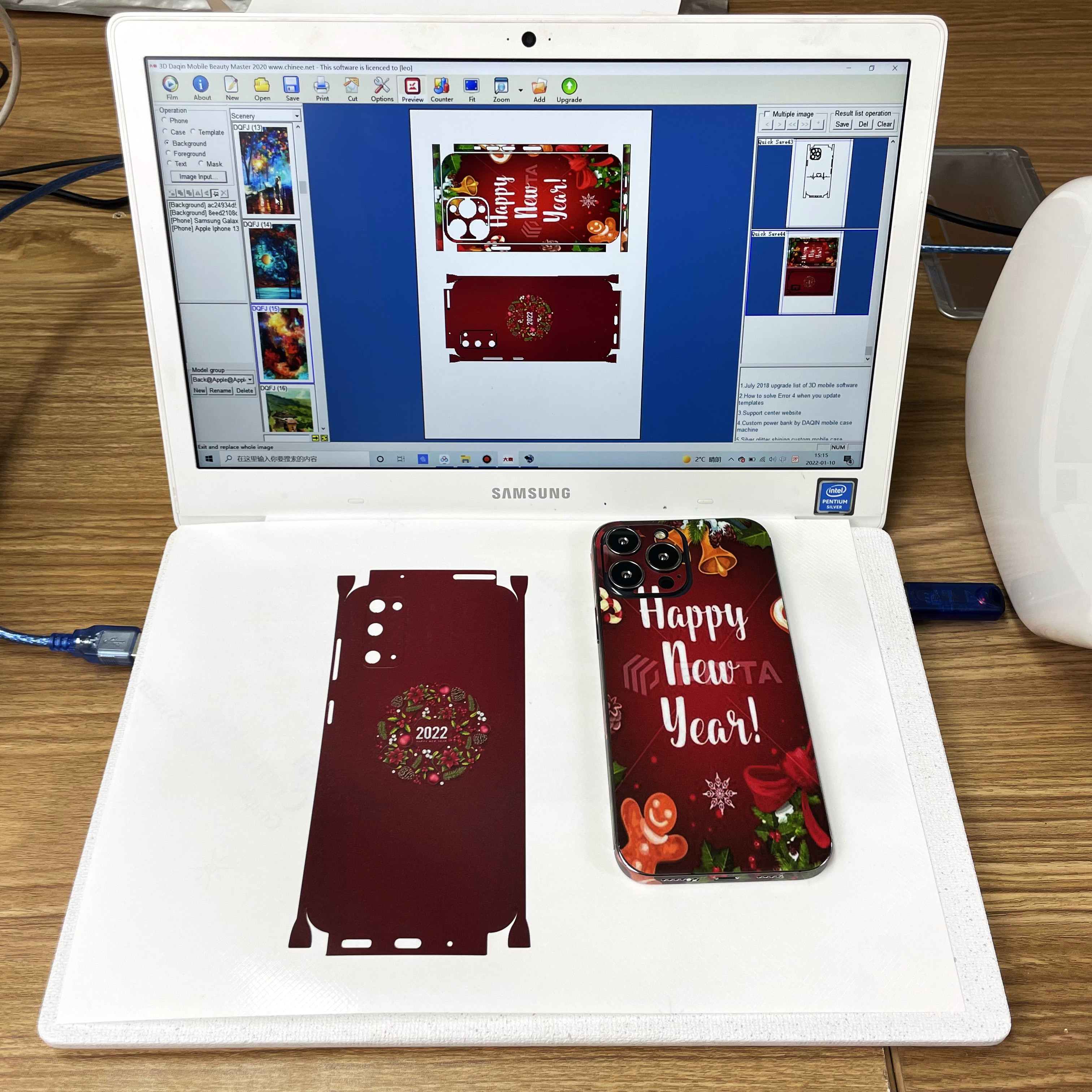 Daqin Stickers Die Cut Sticker Maker Personalized Screen Film Mobile Skin Cutter 3M Skin Cutter