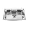 Buy cheap Hotel Apartment Drop In Stainless Steel Single Bowl Sink 800*500mm from wholesalers