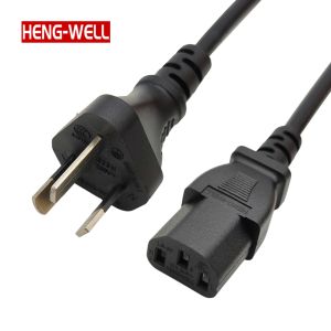  HENG-WELL CE CCC Certified 10A 250V 3 Pin Power Cable with C13 Plug for Home Appliance Instrumentation for Computer/Monitor/PSU Manufactures