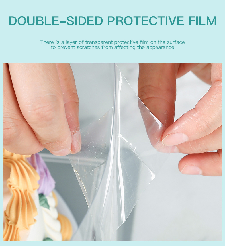 4-14 Inch Wedding Cake Packaging with Transparent Window and Self Erecting Boxes