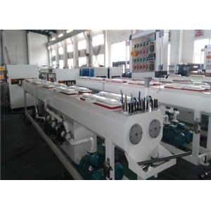 High Capacity Pipe Extrusion Machine , Double Strands PVC Pipe Making Machine