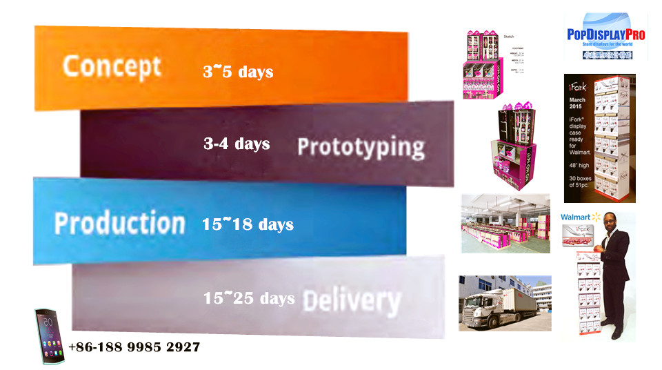 Beverage PDQ Tray Display 9 Hole Dividers Recyclable Corrugated Cardboard Paper