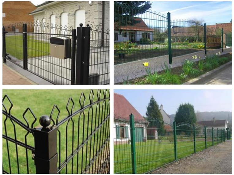 arc steel fence-1