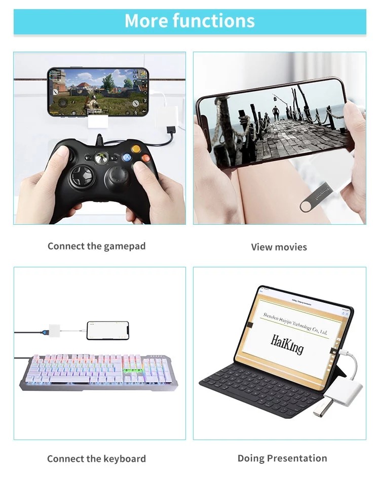 SD TF Card Slot Lightning Adapter Cable
