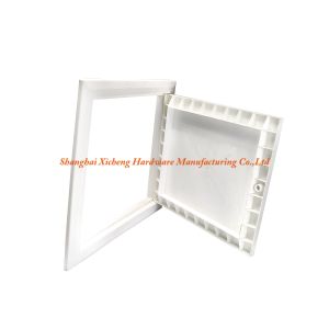 White PVC Access Panel , Hidden Drywall Access Panel With Key