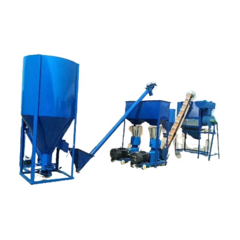 Customizable Animal Feed Pellet Machine Line with 3mm 4mm 5mm 6mm Die Hole