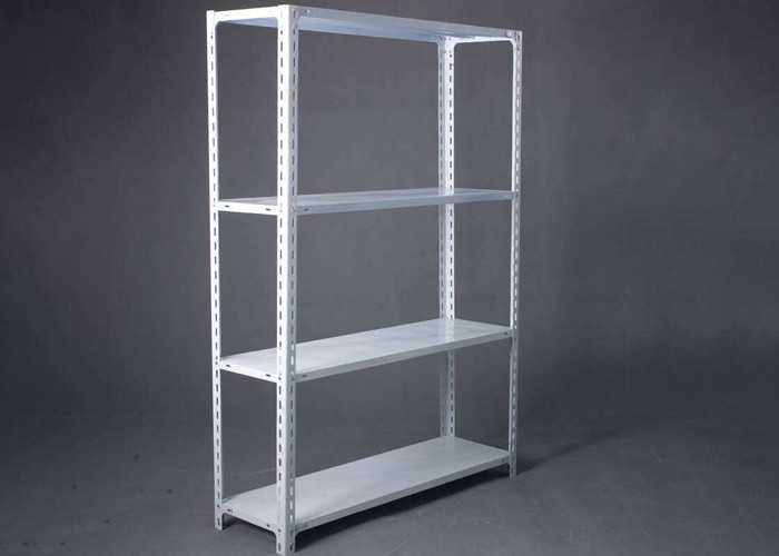 Light Duty Slotted Angle Storage Racks Thickening Column Warehouse Storage Racks
