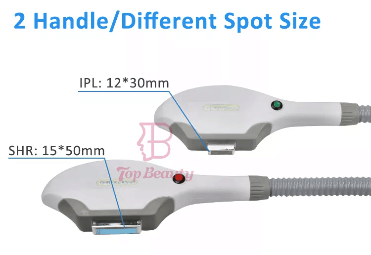Dual Heads 7 Filters Ice Ipl Laser Hair Removal Machine Portable Hair Remover