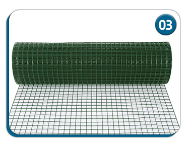 Direct Supply of Welded Wire Mesh Rolls with PVC Coated Steel Wire Protection