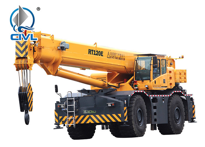 Yellow 100 Ton All Terrain Crane XCMG QY100K-I Max. Travel Speed 80 Km / H Telescopic Boom Crane