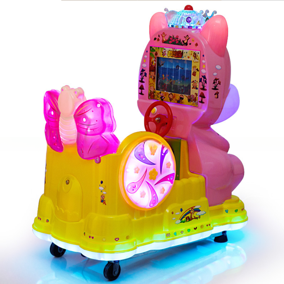 Indoor amusement park children token swing game machine baby cute squirrel kiddie rides for sale