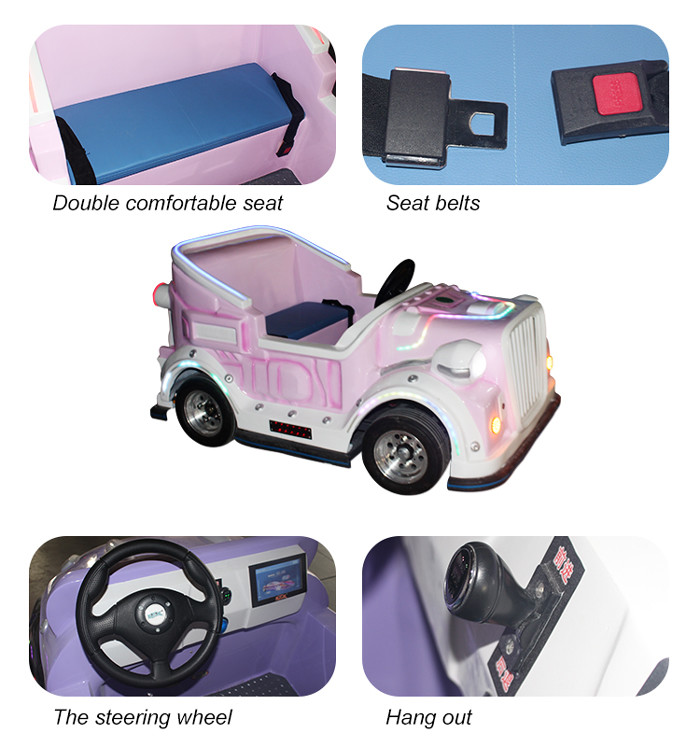 Wholesale price kids ride car two seat ride on toy Remote Control Coin Operated Battery Rides