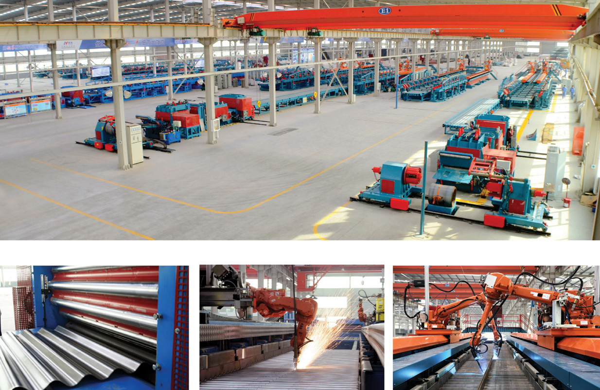 Custom Steel Warehouse Buildings Metal frame GB Standard