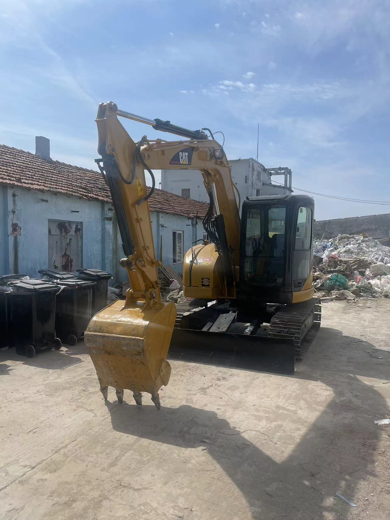 8 TON USED CRAWLER EXCAVATOR CAT 308C SECOND HAND CAT 308C WITH ORIGINAL COLOR CHEAP PRICE CAT 308C FOR SALE