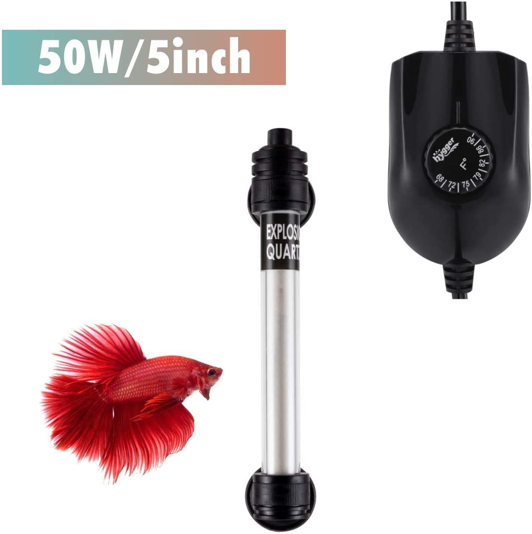 50 Watt Adjustable Submersible Heater For Turtle