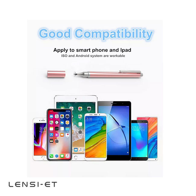 2 In 1 Promotion White Stylus Pen Tablet Smart Touch Screen Palm Rejection Pen