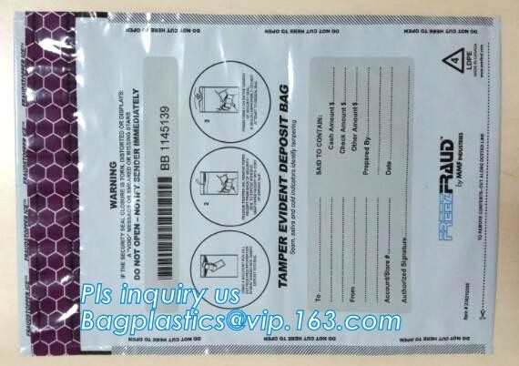Document safe tamper proof bank deposit bag, Steb Plastic Money Pe Bank Deposit Coin Security Pouch Bags With Seal For C