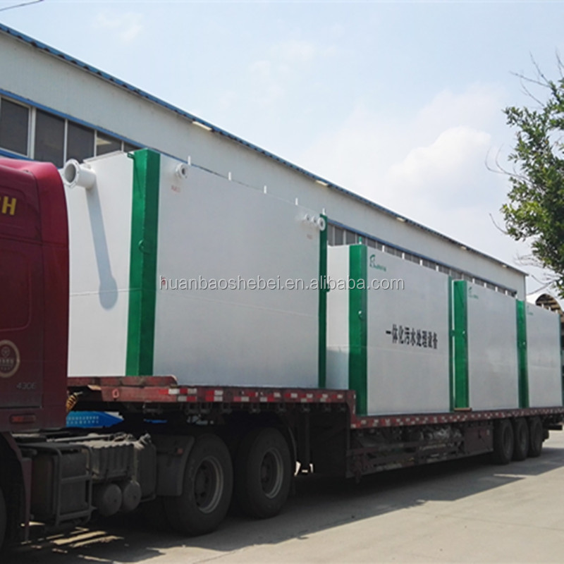 Modular Slaughter House Wastewater Purification System for Car Washing 4121 kg Weight