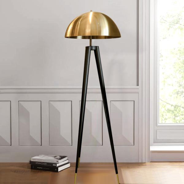 Designer Creative office LED floor lamp simple metal villa living room lamp