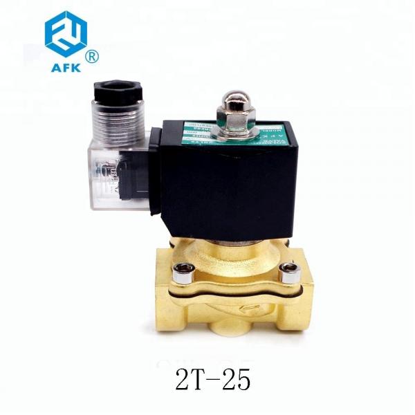 Quality Brass Lpg Shut Off Solenoid , 1 Inch Lp Gas Control Valve For Natural Gas for sale