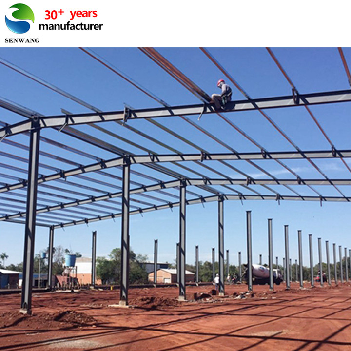 AISC/EN/JIS/GB Steel Warehouse Structure Building Design with H Section Steel Beam Rolling Door