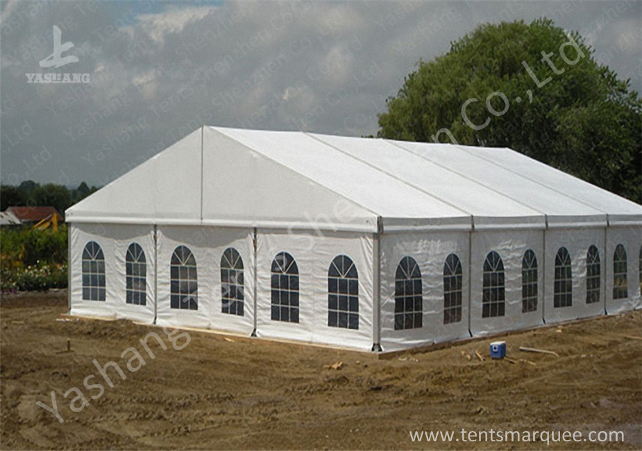 100% Usage White Roof and Wall Fabric Outdoor Tent, High Pressed Aluminum Profile