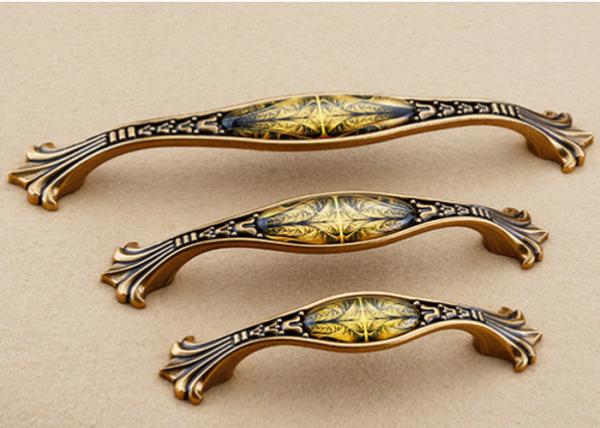 Antique Brass Furniture Hardware Pull Handles European Cabinet Drawer Wardrobe