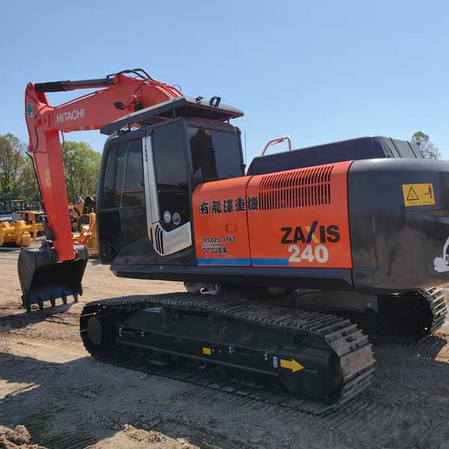 Used Crawl Excavator HItachi ZX240-3 Middle 1.0m3 Bucket Capacity For Construction