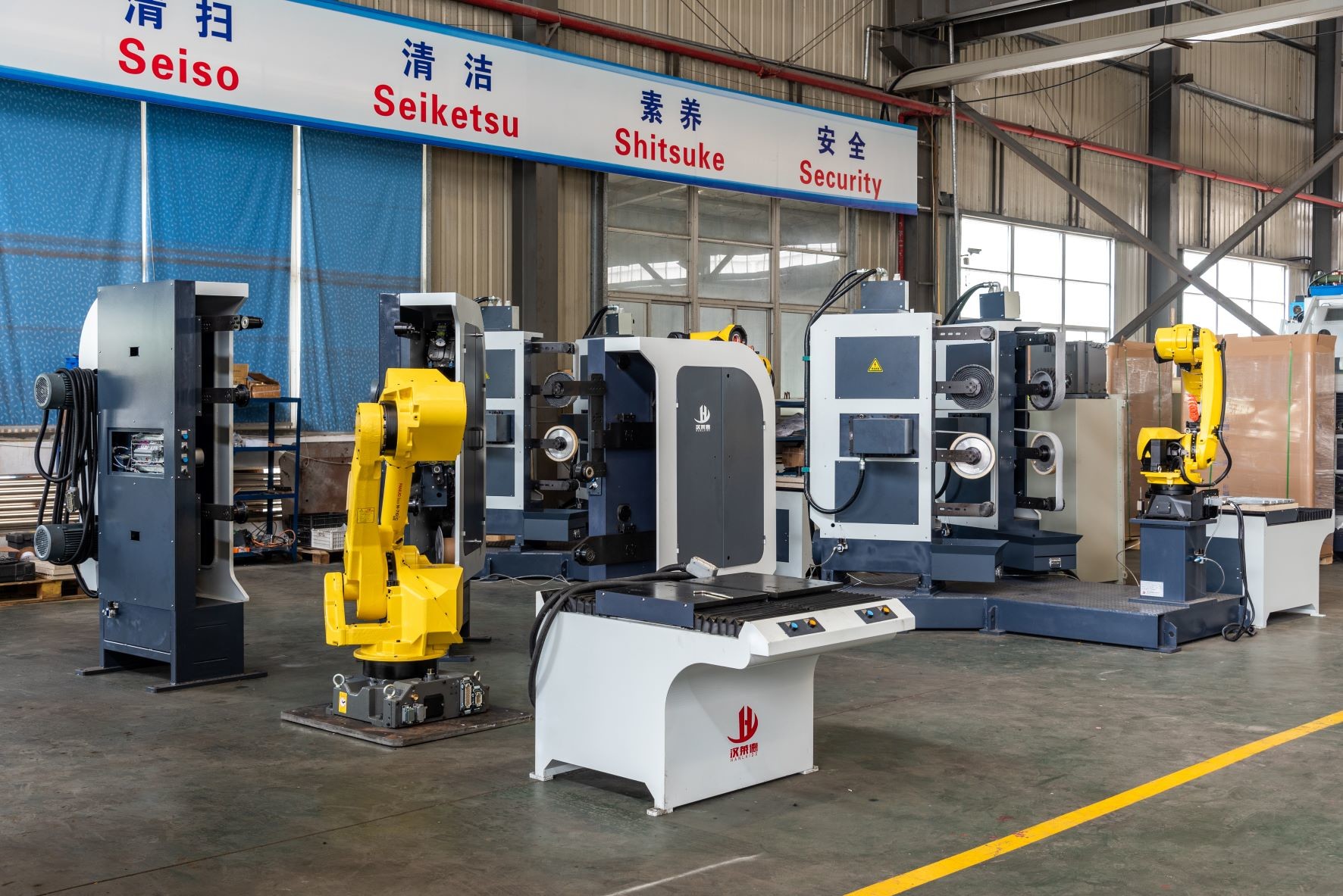 High speed 20m/Min 1500W Robot Grinding Machine For Bathroom Accessories