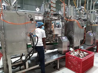 220V SUS304 Mango Juice Processing Line Destoning Removing