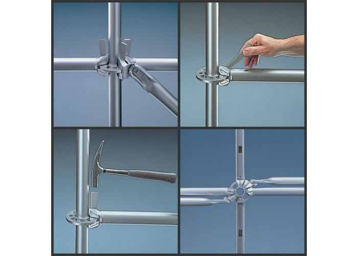 Safety Aluminum Scaffolding Tower Outdoor Work Bench Easy Assembled