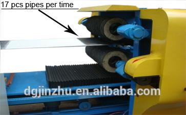 Efficient Stainless Steel Pipe Polishing Machine , Automatic Steel Buffing