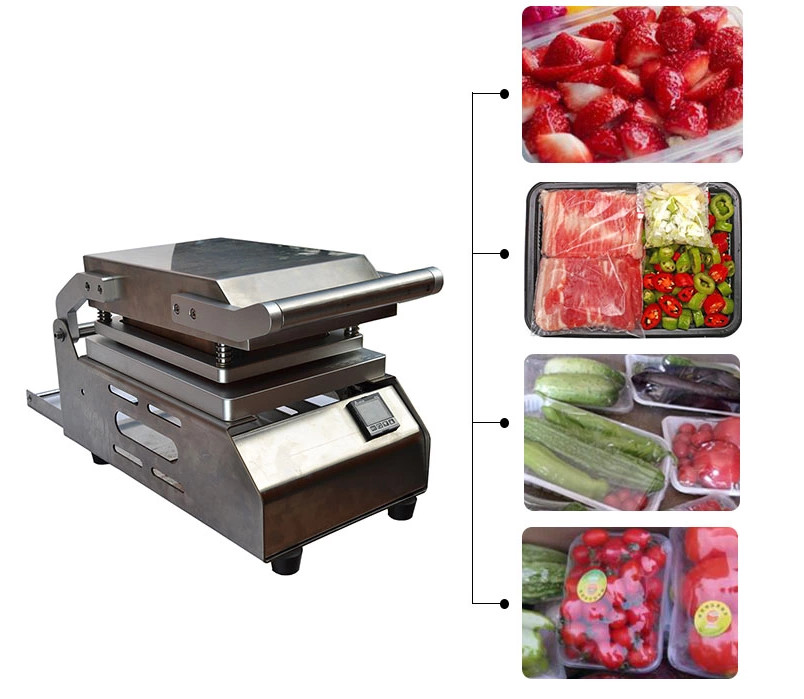 Tray Sealing Machine Food Meal Vacuum Sealer Digital Temperature Control
